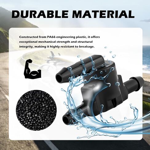 2PCS Car Windshield Washer Check Valve OEM 8532128020,Durable Check Valve Kit for Windshield Washer Nozzles Compatible with Lexus Toyota Scion,Windshields Sprayer Nozzle Spray Kit in Kuwait