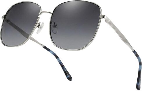 Trendy Square Retro Sunglasses for Men Women with Polarized TAC Lens und UV400 Protection Sunglasses in Saudi Arabia