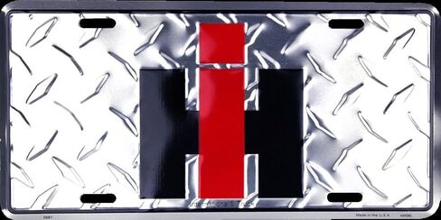 Harvester International Trucks Diamond Aluminum License Plate Tag in Saudi Arabia