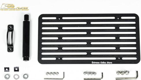 Replacement for 2024-Present Chevrolet Equinox EV Models | EOS Plate Front Bumper Tow Hook License Plate Relocator Mount Bracket (Full Sized) in Saudi Arabia