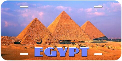 Pyramid Egypt Novelty Car Auto License Plate in Saudi Arabia