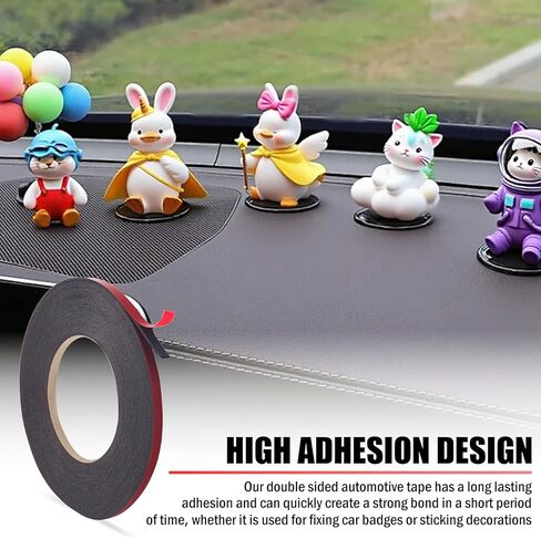 16.4Ft x 0.24" Automotive Double Sided Tape,High Adhesive Car Double Sided Mounting Tape Easily Sticks to Car Badges & Cars Decorations,Cuttable Doubles Sideds Tapes for Cars in Saudi Arabia