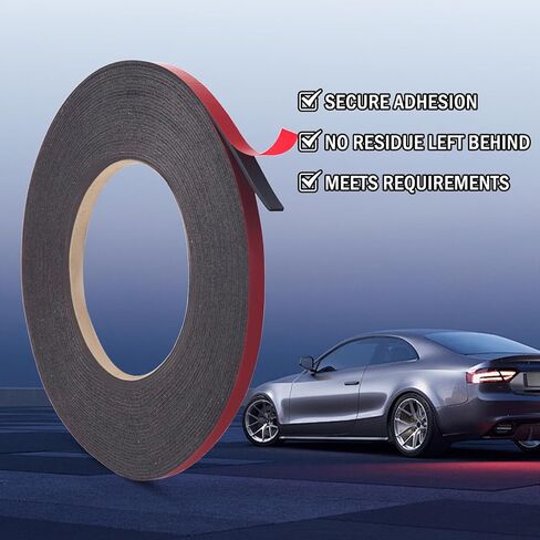 16.4Ft x 0.24" Automotive Double Sided Tape,High Adhesive Car Double Sided Mounting Tape Easily Sticks to Car Badges & Cars Decorations,Cuttable Doubles Sideds Tapes for Cars in Saudi Arabia