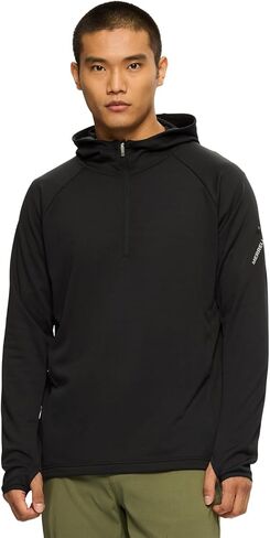 Merrell Men's Quarter Zip Active Hoodie, Long Sleeve Outdoor Pullover Hooded Jacket in S-XXL in Saudi Arabia