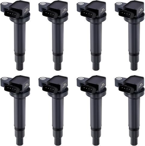 QYL Pack of 8Pcs Ignition Coils Compatible with Toyota 4Runner Land Cruiser Sequoia Tundra/Lexus Ls430 Gs430 Gx470 Sc430 #UF230 5C1196 in Saudi Arabia