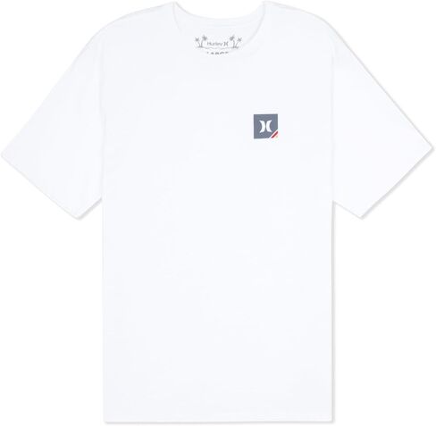 Hurley Men's Short Sleeve Graphic T-Shirt, Regular Fit Crewneck Tee in Saudi Arabia