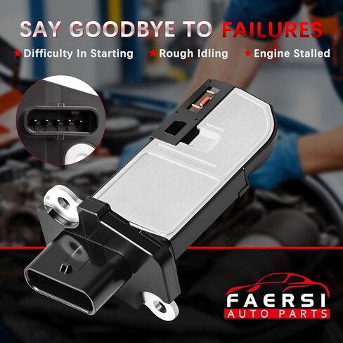 جهاز قياس تدفق الهواء الشامل FAERSI AF10480 مستشعر MAF متوافق مع Audi 2009-2010 A3، 2009-2016 A4، 2010-2014 A5، 2012-2015 A6، Q3، Q5 allroad Quattro in Saudi Arabia