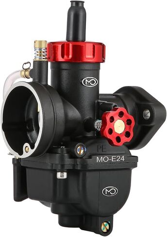 مكربن ​​PE24 لمحركات بريداتور 212 196cc 224cc، مجموعة مكربن ​​24 مم لدراجة كولمان CT200U BT200X الصغيرة KT196 Go Kart GX160 GX200 6.5hp محرك استنساخ مع فلتر هواء مشعب السحب 48 مم (أسود) in Kuwait