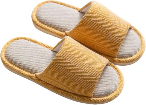 Cute Cat Slip-On Striped Design Women Slippers Home Simple Non-Slip EVA Sole Soft Fabric Indoor House And Bedroom Men Shoes Comfort All-Season Holiday Footwear in Saudi Arabia