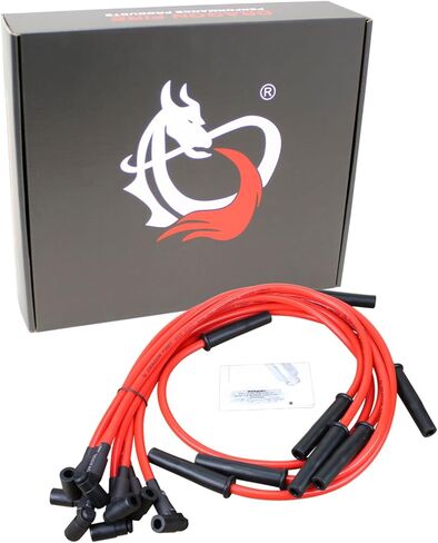 Dragon Fire Race Series High Performance Ignition Spark Plug Wire Set Compatible with Buick Pontiac 265 301 350 389 400 421 428 455 V8 OEM Fit PWJ122 in Saudi Arabia