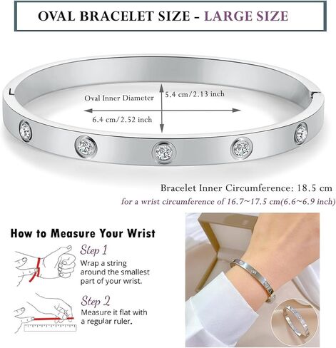 Gold Bracelets for Women 14K Gold Plated - Love Friendship with Cubic Zirconia Stainless Steel Bracelet, Jewelry for Mother's Day Valentine's Day Wedding Couples and Birthdays in Saudi Arabia