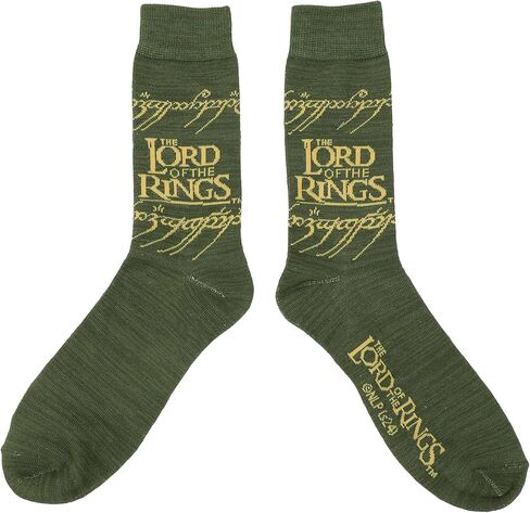 Bioworld Lord Of The Rings Characters Adult 5-Pair Casual Crew Socks-OSFA in Saudi Arabia
