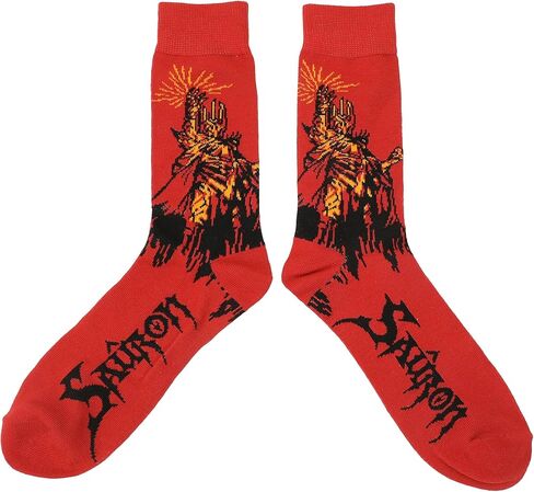 Bioworld Lord Of The Rings Characters Adult 5-Pair Casual Crew Socks-OSFA in Saudi Arabia