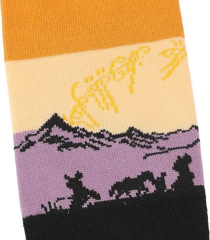 Bioworld Lord Of The Rings Characters Adult 5-Pair Casual Crew Socks-OSFA in Saudi Arabia
