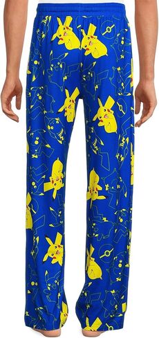 Pokemon Pikachu Pajamas Men's Allover Character Design Lounge Sleep Pants in Saudi Arabia