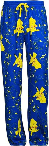 Pokemon Pikachu Pajamas Men's Allover Character Design Lounge Sleep Pants in Saudi Arabia