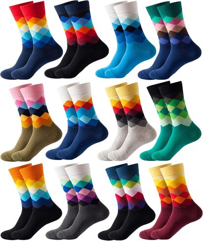 Coolwife غير تقليدي الجوارب الملونة الرياضة نمط اللباس القطن الجوارب عارضة متعة الجدة in Kuwait