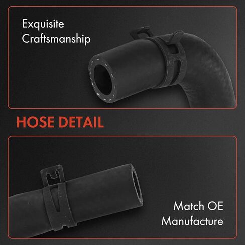 A-Premium Power Steering Reservoir Hose line Compatible with Hyundai Accent Kia Rio Rio5 2006 2007 2008 2009 2010 2011, 1.6L Reservoir To Pump in Saudi Arabia