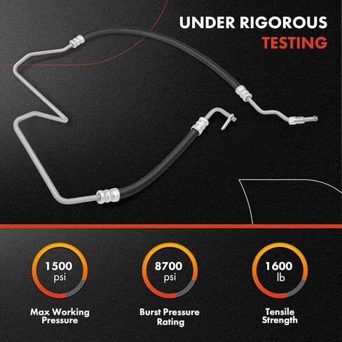 مجموعة خرطوم خط ضغط التوجيه المعزز A-Premium متوافقة مع Ram 2500 2013 2014 2015 2016 2017 2018 in Saudi Arabia