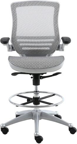 كرسي Harwick Evolve All Mesh عالي التحمل - لمسة نهائية من البلاتين in Kuwait