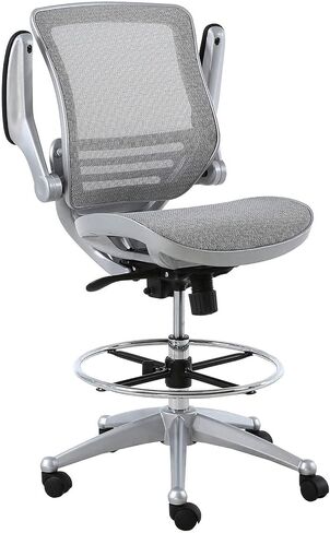 كرسي Harwick Evolve All Mesh عالي التحمل - لمسة نهائية من البلاتين in Kuwait