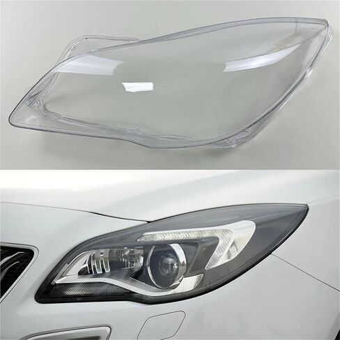 For Buick Regal Opel Insignia 2014 2015 2016 Transparent Lampshade Headlamp Cover Lamp Shade Headlight Shell Lens Plexiglass(A Piar) in Saudi Arabia
