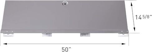 AA Products Inc. P-SH-4605DK Door Kit for SH-4605(52" W * 46" H) Shelf Unit Shelf Accessories Grey in Saudi Arabia