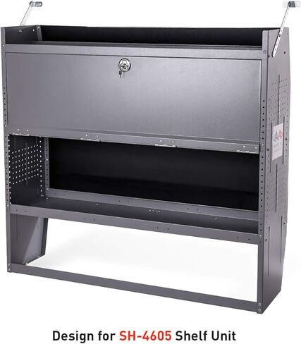 AA Products Inc. P-SH-4605DK Door Kit for SH-4605(52" W * 46" H) Shelf Unit Shelf Accessories Grey in Saudi Arabia