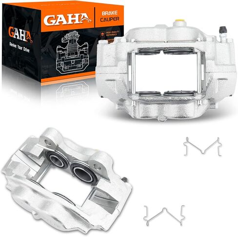 GAHA 19826 19827 مجموعة فرجار الفرامل الأمامية اليسرى واليمنى بدون دعامة لسيارة Toyota Land Cruiser 1976-1990، 4Runner 1987-1989، بيك اب 1986-1988 in Kuwait