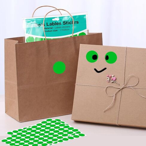 3/4 Inch Coding Circle Sticker Labels,Green dots Label,Pack of 1050 Round Color Code Dot Labels Stickers for Home Office Marking,Organizing in Saudi Arabia