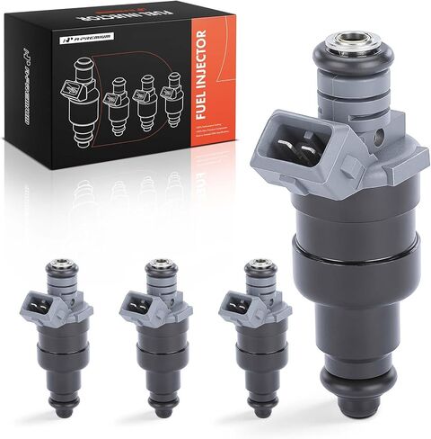 A-Premium Fuel Injectors Compatible with Jeep Wrangler 1997-2002, Cherokee 1996-2000, TJ 1997-2002 & Dodge Dakota 1996-2002, L4 2.5L, Set of 4, Replace# RL030778AB in Kuwait