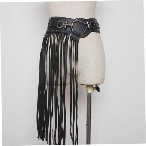 LIFKOME Punk Style Skirt Fashion Belt Tassel Waist Chain Belt for Dress Fringe Belts Women Tassles Goth Cor in Saudi Arabia
