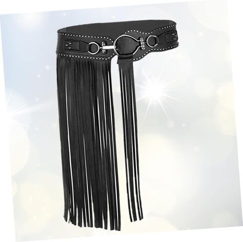 LIFKOME Punk Style Skirt Fashion Belt Tassel Waist Chain Belt for Dress Fringe Belts Women Tassles Goth Cor in Saudi Arabia