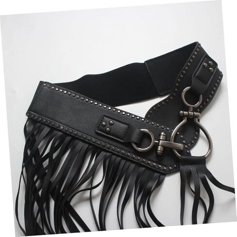 LIFKOME Punk Style Skirt Fashion Belt Tassel Waist Chain Belt for Dress Fringe Belts Women Tassles Goth Cor in Saudi Arabia