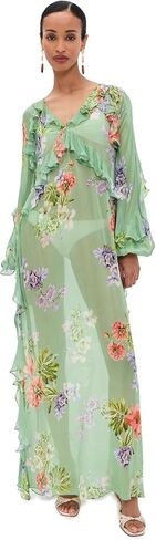 Women's Long Ruffle Caftan in Saudi Arabia