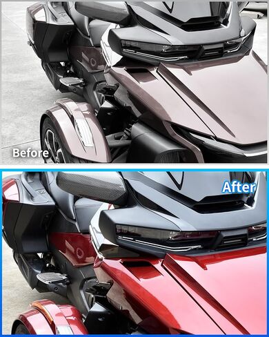 Adjustable Side Air Deflectors for Spyder RT, Wind Deflector Side Wind Windshield Windscreens for Can-Am Spyder RT 2020-2025 Accessories, 2PCS, Replace #219401040 in Saudi Arabia
