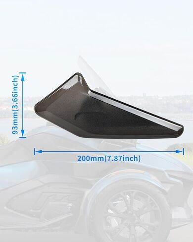 Adjustable Side Air Deflectors for Spyder RT, Wind Deflector Side Wind Windshield Windscreens for Can-Am Spyder RT 2020-2025 Accessories, 2PCS, Replace #219401040 in Saudi Arabia