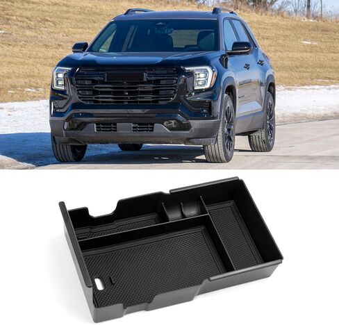 Compatible with GMC Terrain Center Console Organizer Tray 2025 2026, Armrest Box Center Console Storage Tray with Non-Slip Mat for Terrain Accessories 2025 2026 in Kuwait