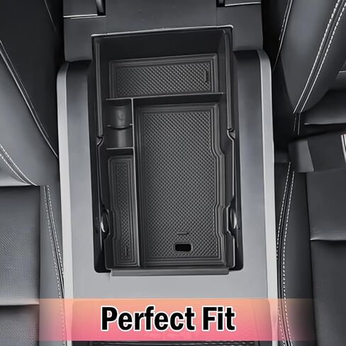 Compatible with GMC Terrain Center Console Organizer Tray 2025 2026, Armrest Box Center Console Storage Tray with Non-Slip Mat for Terrain Accessories 2025 2026 in Kuwait