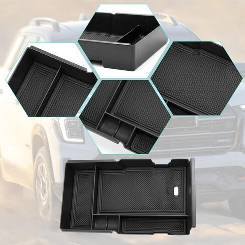 Compatible with GMC Terrain Center Console Organizer Tray 2025 2026, Armrest Box Center Console Storage Tray with Non-Slip Mat for Terrain Accessories 2025 2026 in Kuwait