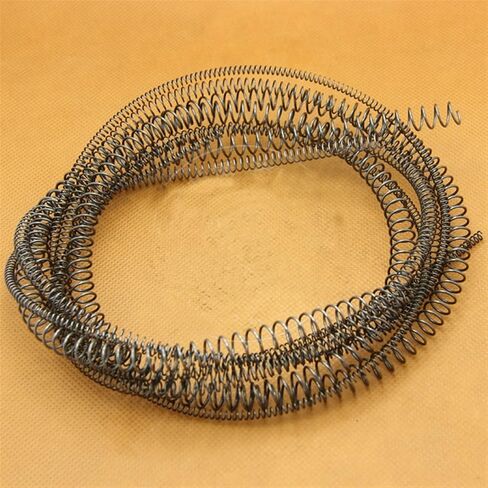 Cgshop-Compressed Spring Long Flexible Compression Spring Extension Coil Spring 1.5mm Wire Diameter*8-30mm Out Diameter*1000mm Length, 2PCS, Good Elasticity and More Durable(1.5x16x1000mm) in Saudi Arabia
