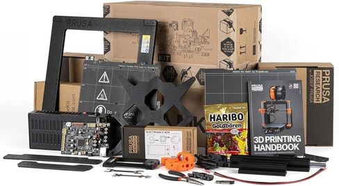 Original Prusa MK4 3D Printer kit, Removable Print Sheets, Beginner-Friendly 3D Printer DYI Kit, Fun to Assemble, Automatic Calibration, Filament Sample Included, Print Size 9.84×8.3×8.6 in. in Kuwait