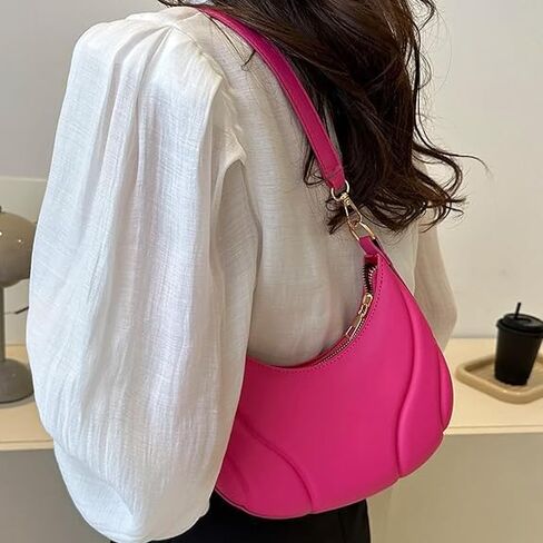 Shoulder Bag for Women,Y2K Tote Bag for Women Handbag Shoulder Shopper Travel Purse with Zipper with Chain Strap in Saudi Arabia