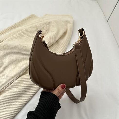 Shoulder Bag for Women,Y2K Tote Bag for Women Handbag Shoulder Shopper Travel Purse with Zipper with Chain Strap in Saudi Arabia