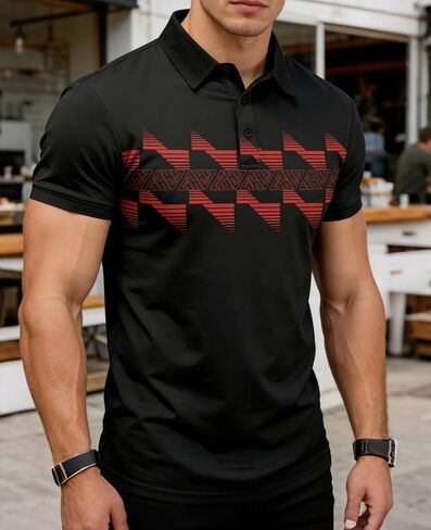Polo Shirts for Men Casual Golf Short Sleeve T-Shirts in Saudi Arabia