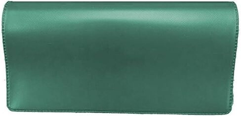 Forest Green Die Cut Frosty Vinyl Checkbook Cover W/Clear Interior Pocket 100/pk in Saudi Arabia
