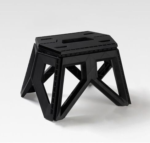 Folding Pedals are Portable, Lightweight, Yet Sturdy with a Load Capacity of 400 pounds. They are Suitable for Camping, Fishing, Hiking, and Barbecuing (Black) in Kuwait