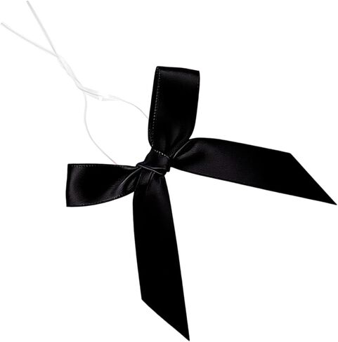 50 حزمة من أقواس ربطات العنق المصنوعة من شريط الساتان الوردي لحقائب الحلوى، وحقائب الهدايا، وأكياس حلوى المخبوزات وشريط تزيين العبوة، وعقدة للهدايا in Kuwait