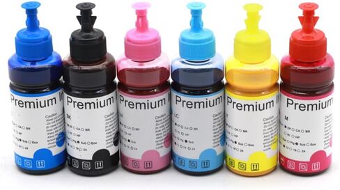 100ML Sublimation Ink Color Heat Transfer Ink Compatible with Printer Models Stylus C68 C88 C88+ R200 R220 R300 R320 R340 RX500 RX600 RX620(1set) in Saudi Arabia
