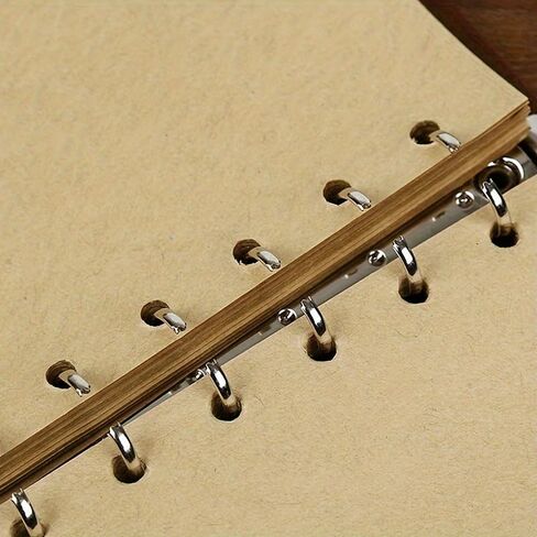 Vintage Matte Finish Plain Ruling Type Diary Journal Spiral Ring Binder Retro Book Pirate Notepad Notebooks (Red) in Saudi Arabia